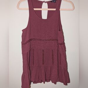 American Eagle Flowy Tunic Tank